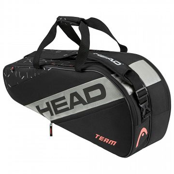Head Team Racketbag M (6R) Black / Ceramic